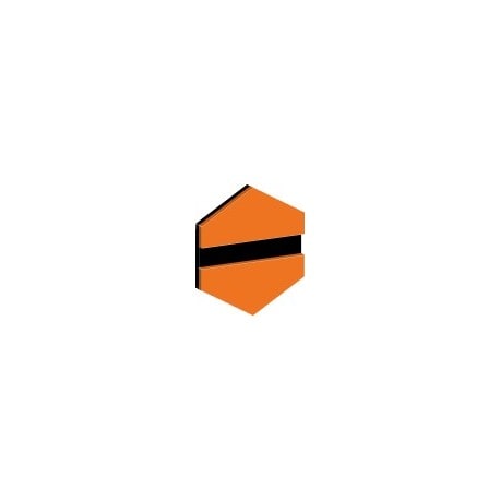 グラボグラス™ 2-プレックス™ 表彫りマット オレンジ/ブラック