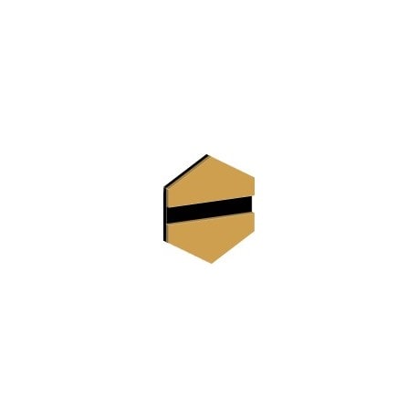 グラボグラス™ 2-プレックス™ 表彫りマット ゴールド/ブラック