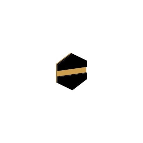 グラボグラス™ 2-プレックス™ 表彫りマット ブラック/ゴールド