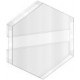 グラボグラス™ 2-プレックス™ 裏彫りマット 透明/透明