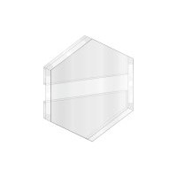 グラボグラス™ 2-プレックス™ 裏彫りマット 透明/透明
