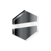 グラボグラス™ 2-プレックス™ 裏彫りマット 透明/ブラック