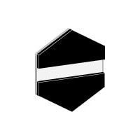 gravoply™ laser black/white