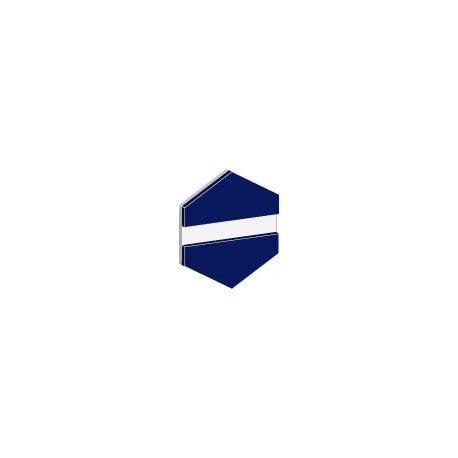 gravoply™ laser air force blue/white