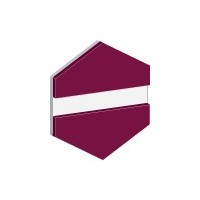 gravoply™ laser burgundy/white