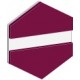 gravoply™ laser burgundy/white