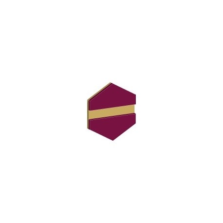 gravoply™ laser burgundy/gold
