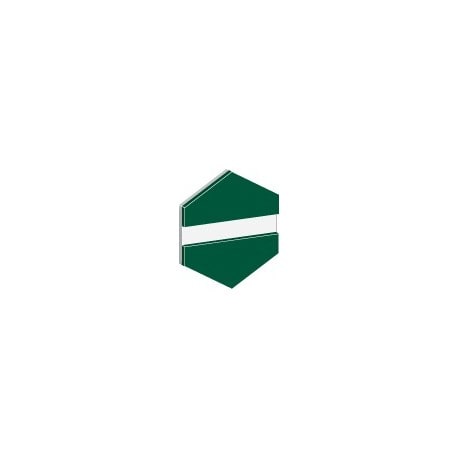 gravoply™ laser pine green/white